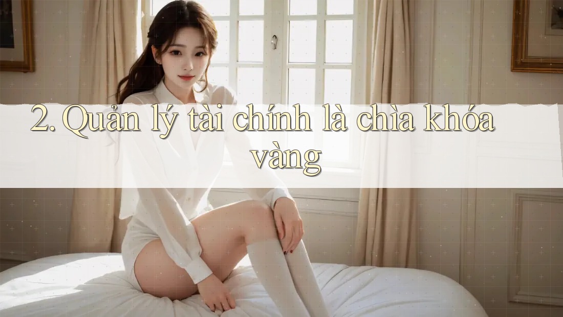 2. Quản lý tài chính là chìa khóa vàng