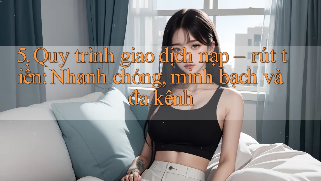 5. Quy trình giao dịch nạp – rút tiền: Nhanh chóng, minh bạch và đa kênh