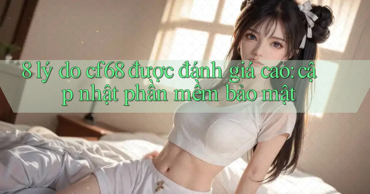8 lý do cf68 được đánh giá cao cập nhật phần mềm bảo mật
