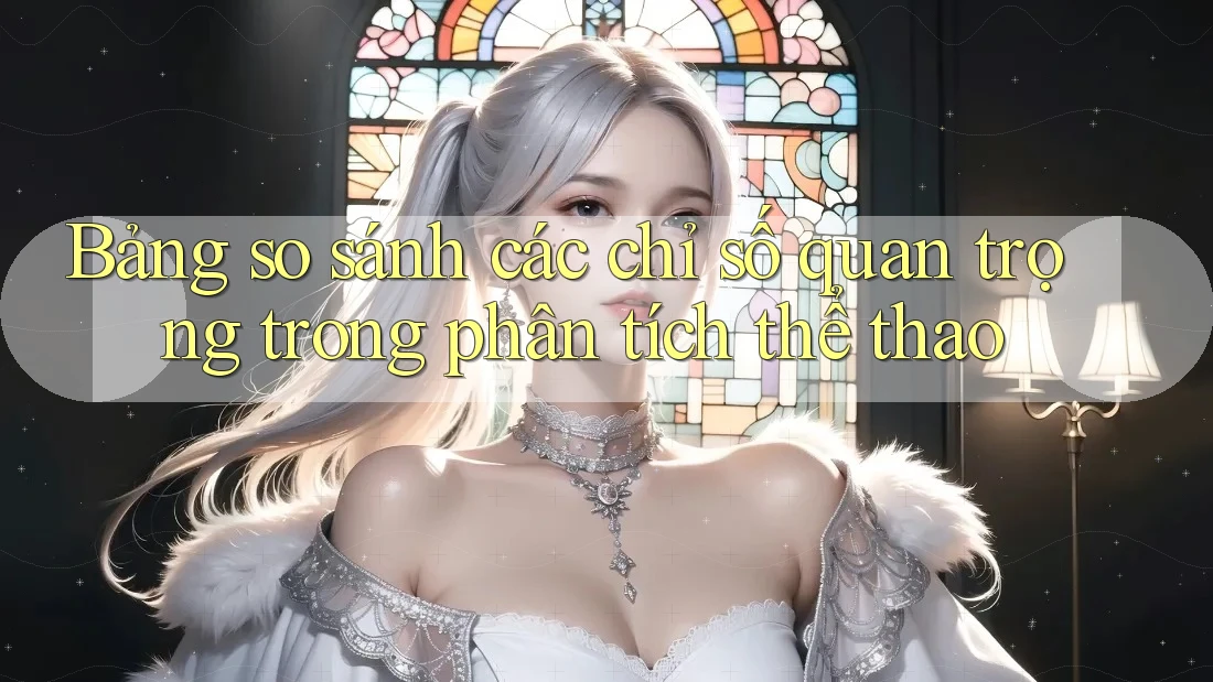 Bảng so sánh các chỉ số quan trọng trong phân tích thể thao Bảng so sánh các chỉ số quan trọng trong phân tích thể thao