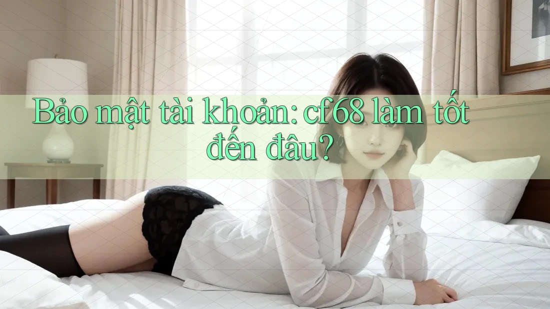 Bảo mật tài khoản: cf68 làm tốt đến đâu?