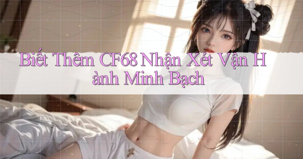 biết thêm cf68 nhận xét vận hành minh bạch