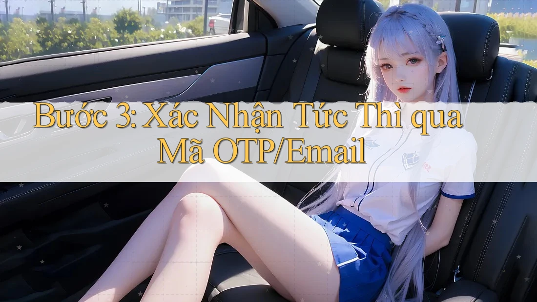 Bước 3: Xác Nhận Tức Thì qua Mã OTP/Email