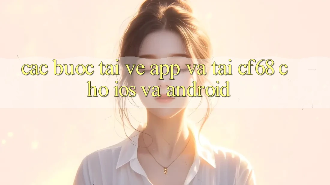 Các bước Tải về App Và Tải cf68 Cho iOS và Android Các bước Tải về App Và Tải cf68 Cho iOS và Android