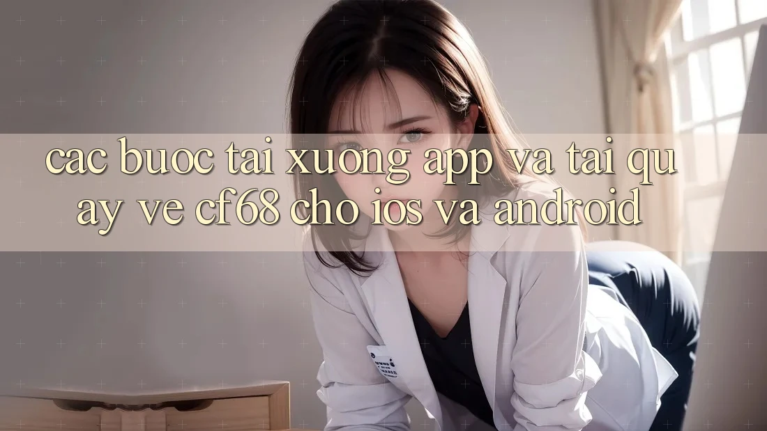 Các bước Tải xuống App Và Tải quay về cf68 Cho iOS và Android