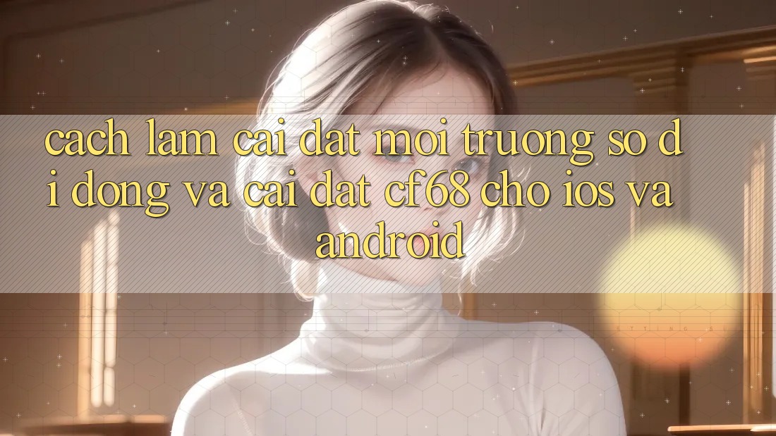 Cách làm Cài đặt Môi trường số di động Và Cài Đặt cf68 Cho iOS và Android