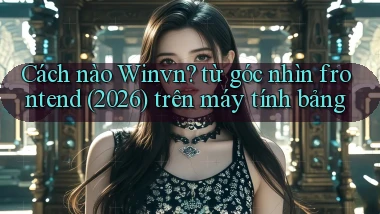 Cách nào Winvn từ góc nhìn frontend (2026) trên máy tính bảng