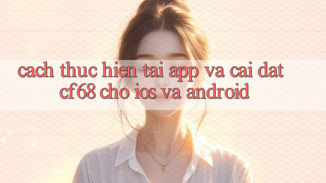 Cách thực hiện Tải App Và Cài Đặt cf68 Cho iOS và Android