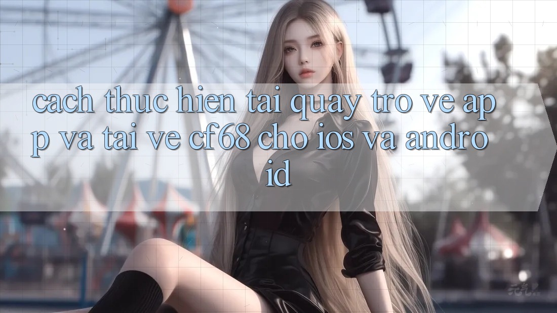 Cách thực hiện Tải quay trở về App Và Tải về cf68 Cho iOS và Android