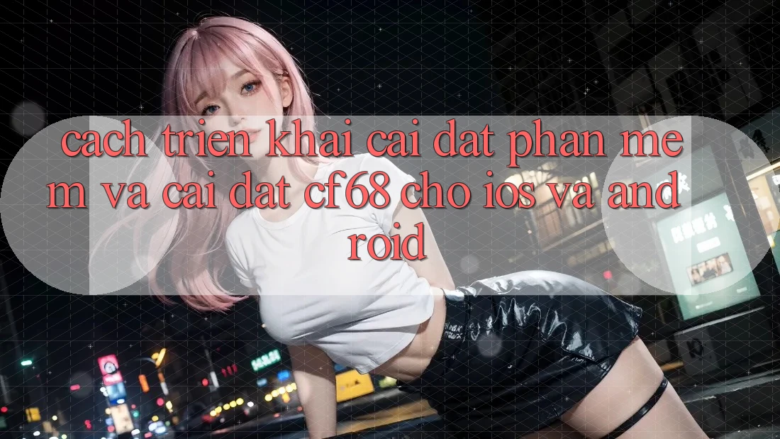 Cách triển khai Cài đặt Phần mềm Và Cài Đặt cf68 Cho iOS và Android
