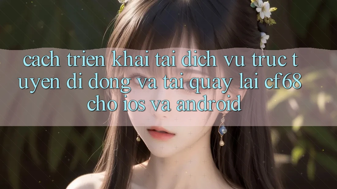 Cách triển khai Tải Dịch vụ trực tuyến di động Và Tải quay lại cf68 Cho iOS và Android Cách triển khai Tải Dịch vụ trực tuyến di động Và Tải quay lại cf68 Cho iOS và Android