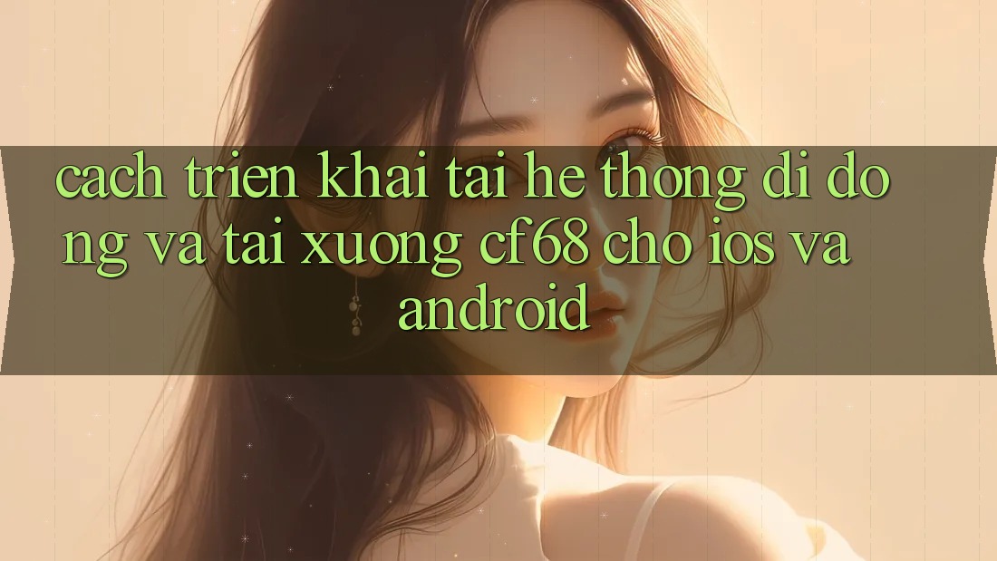 Cách triển khai Tải Hệ thống di động Và Tải xuống cf68 Cho iOS và Android