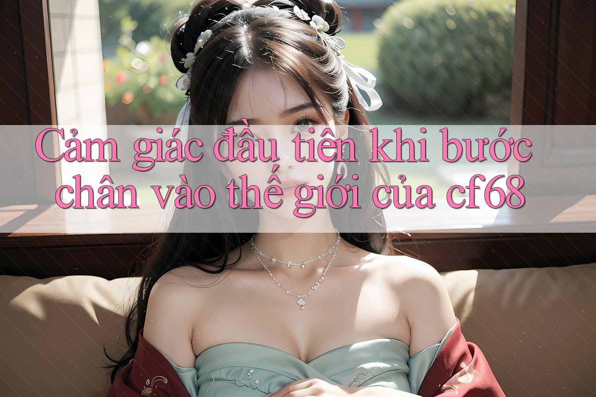 Cảm giác đầu tiên khi bước chân vào thế giới của cf68 Cảm giác đầu tiên khi bước chân vào thế giới của cf68