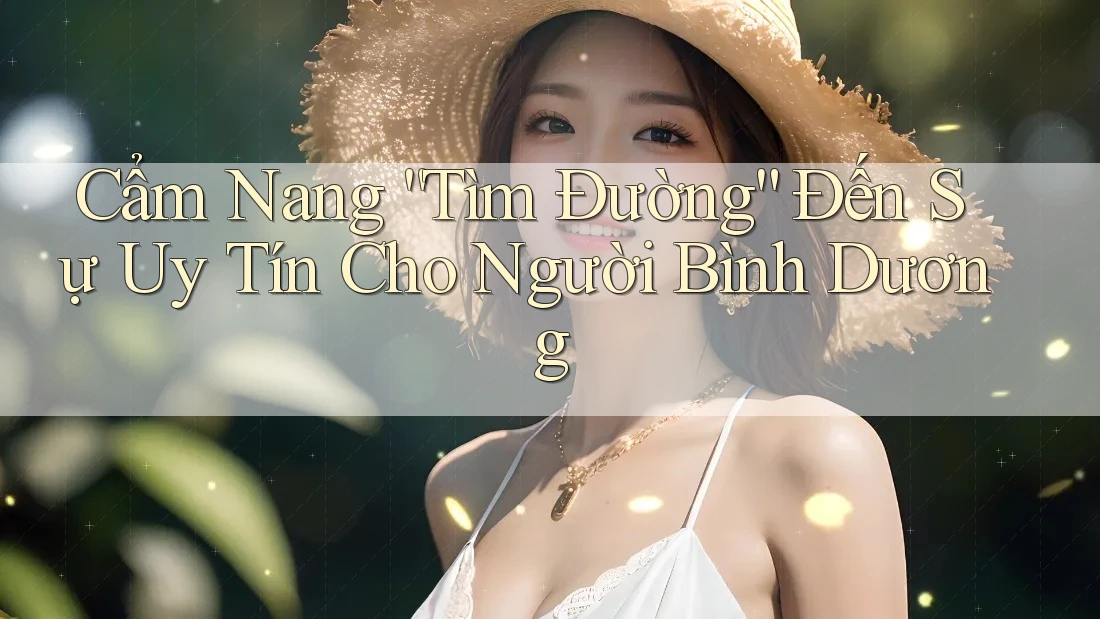 Cẩm Nang “Tìm Đường” Đến Sự Uy Tín Cho Người Bình Dương