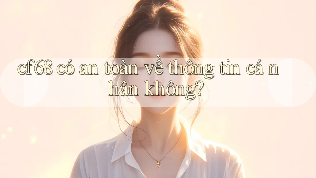 cf68 có an toàn về thông tin cá nhân không? cf68 có an toàn về thông tin cá nhân không?