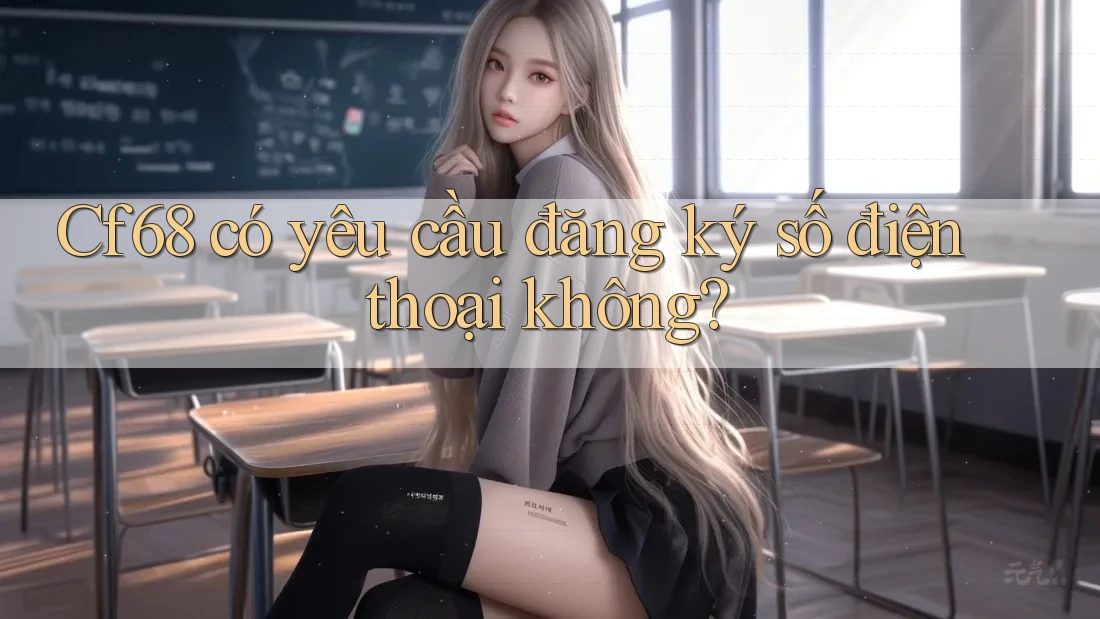 Cf68 có yêu cầu đăng ký số điện thoại không?