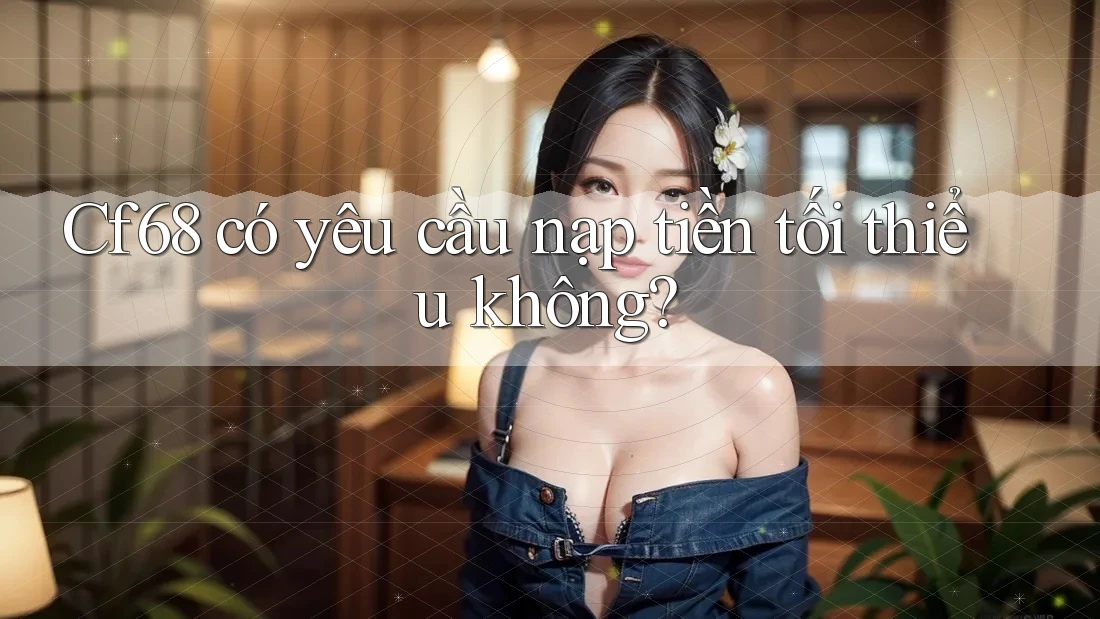 Cf68 có yêu cầu nạp tiền tối thiểu không? Cf68 có yêu cầu nạp tiền tối thiểu không?