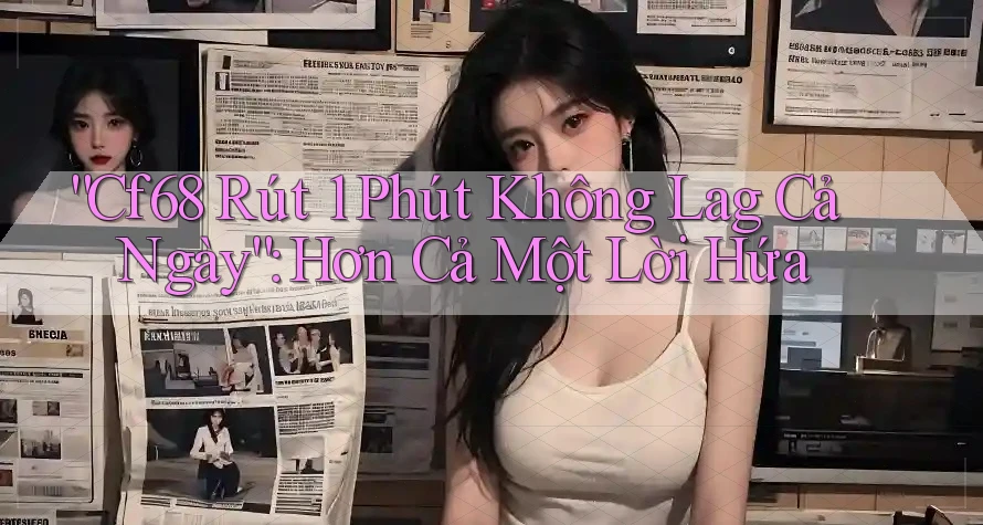 “Cf68 Rút 1 Phút Không Lag Cả Ngày”: Hơn Cả Một Lời Hứa