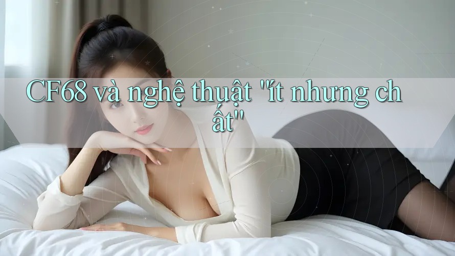 CF68 và nghệ thuật “ít nhưng chất”