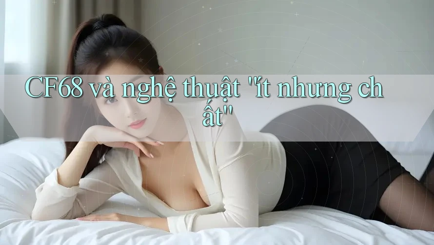 CF68 và nghệ thuật “ít nhưng chất”