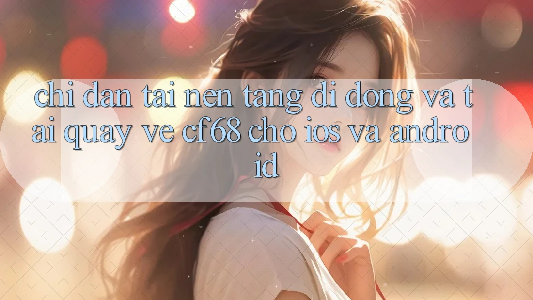 Chỉ dẫn Tải Nền tảng di động Và Tải quay về cf68 Cho iOS và Android