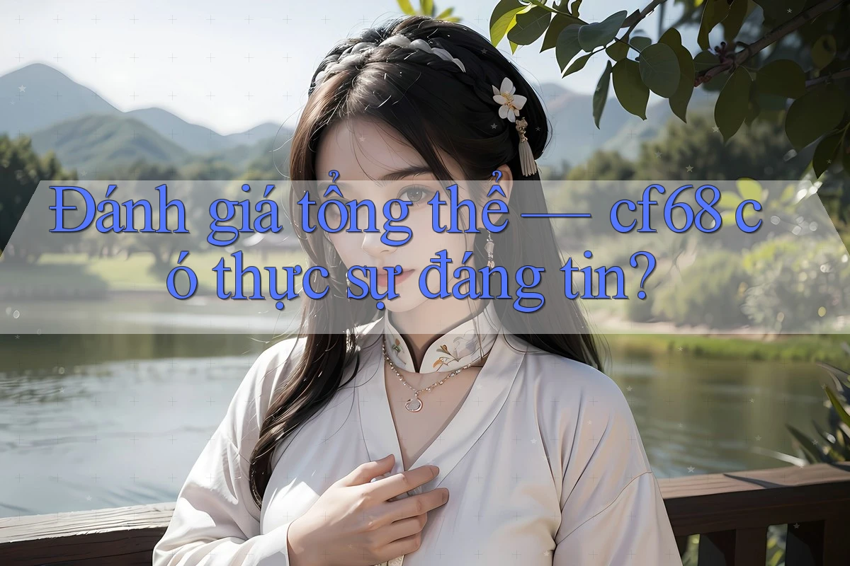 Đánh giá tổng thể — cf68 có thực sự đáng tin?