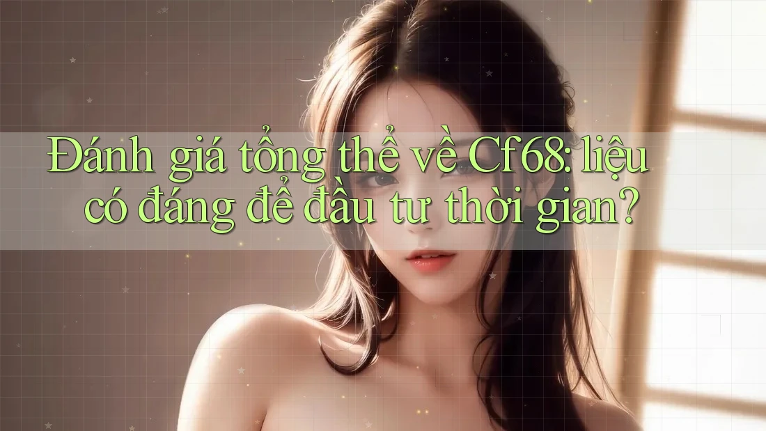 Đánh giá tổng thể về Cf68: liệu có đáng để đầu tư thời gian? Đánh giá tổng thể về Cf68: liệu có đáng để đầu tư thời gian?