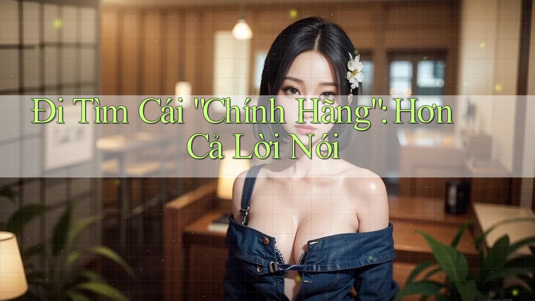 Đi Tìm Cái “Chính Hãng”: Hơn Cả Lời Nói