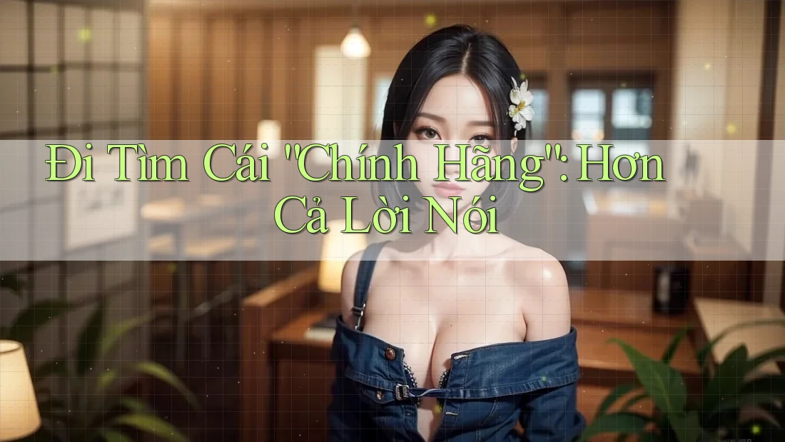 Đi Tìm Cái “Chính Hãng”: Hơn Cả Lời Nói