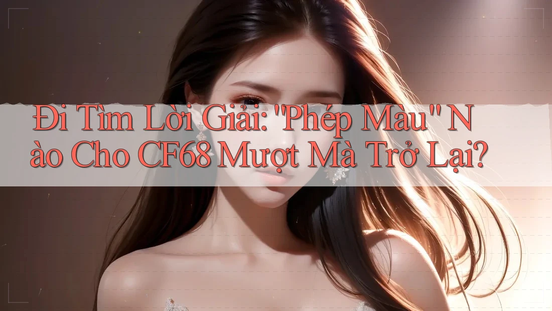 Đi Tìm Lời Giải: “Phép Màu” Nào Cho CF68 Mượt Mà Trở Lại? Đi Tìm Lời Giải: “Phép Màu” Nào Cho CF68 Mượt Mà Trở Lại?