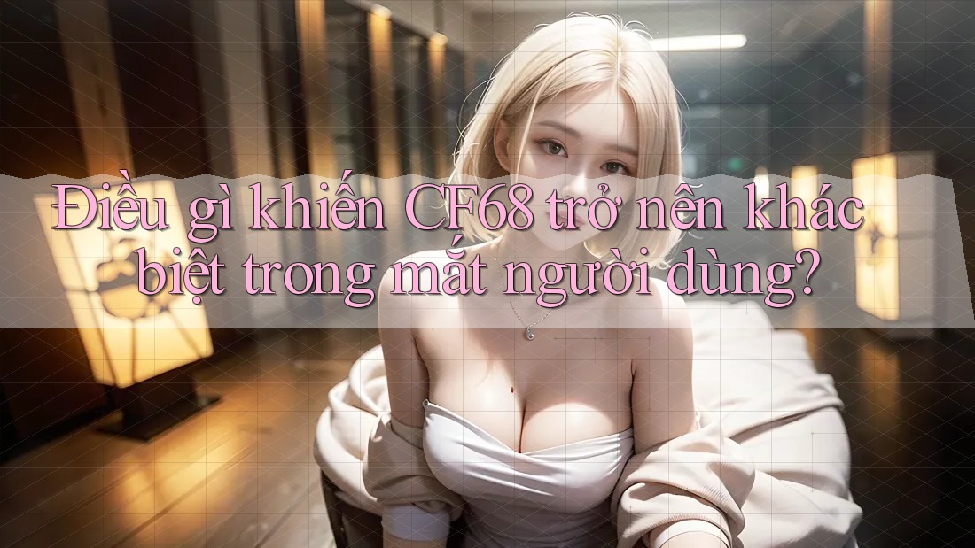 Điều gì khiến CF68 trở nên khác biệt trong mắt người dùng? Điều gì khiến CF68 trở nên khác biệt trong mắt người dùng?