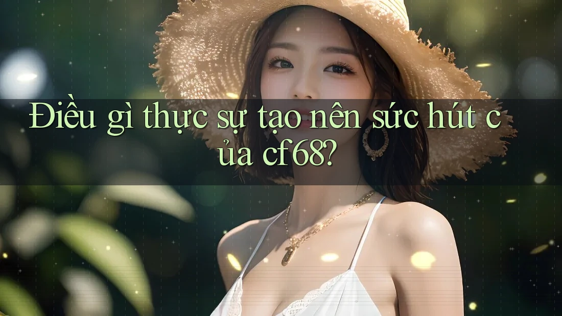 Điều gì thực sự tạo nên sức hút của cf68? Điều gì thực sự tạo nên sức hút của cf68?