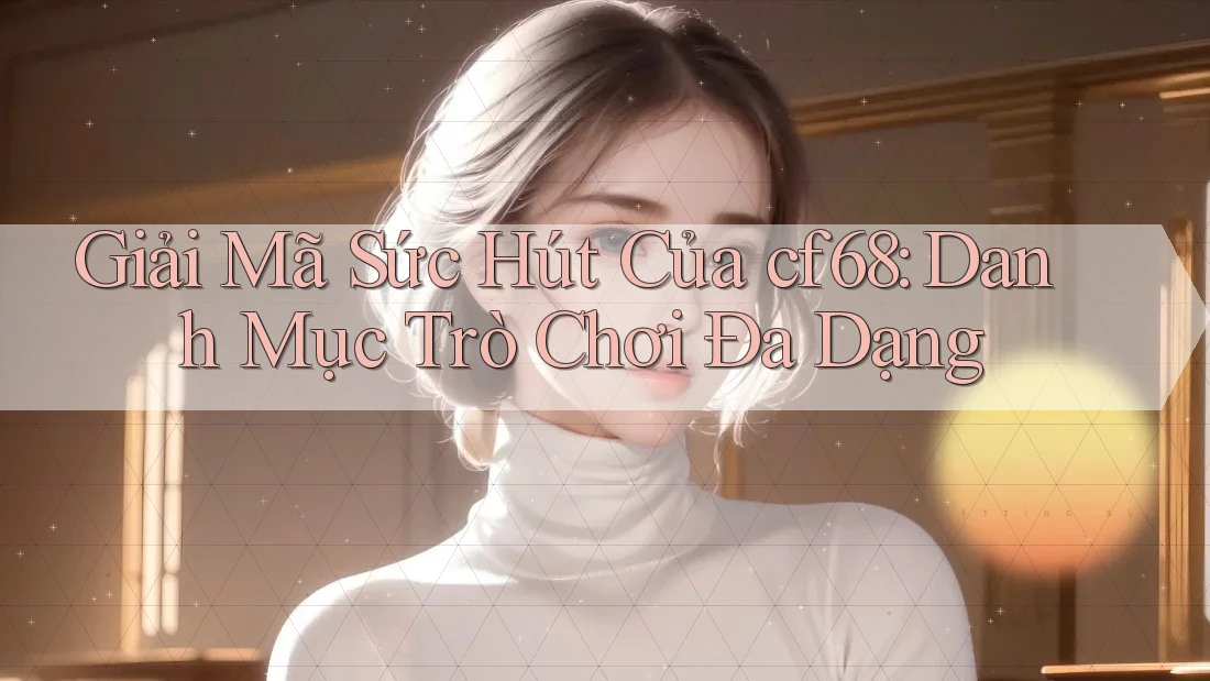 Giải Mã Sức Hút Của cf68: Danh Mục Trò Chơi Đa Dạng