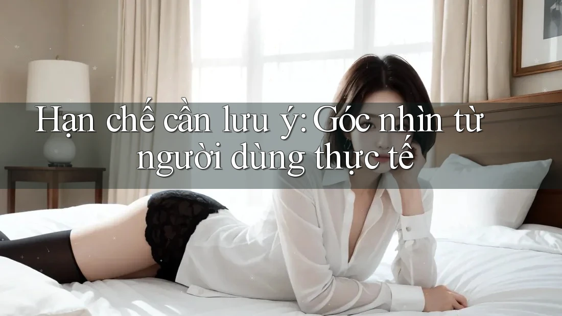 Hạn chế cần lưu ý: Góc nhìn từ người dùng thực tế Hạn chế cần lưu ý: Góc nhìn từ người dùng thực tế