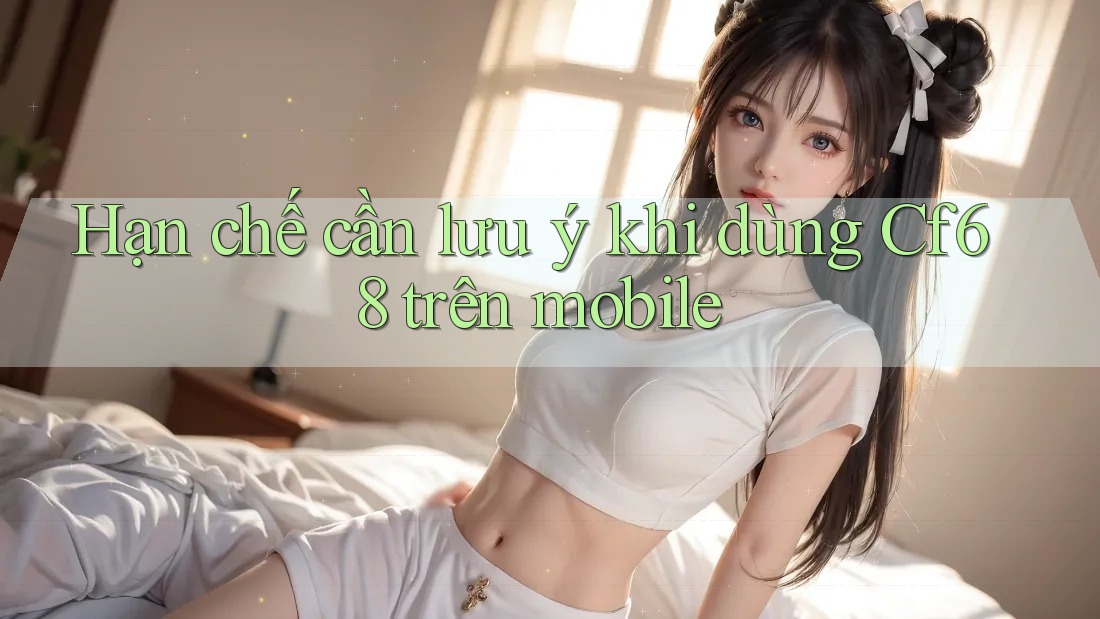 Hạn chế cần lưu ý khi dùng Cf68 trên mobile
