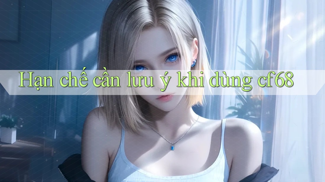 Hạn chế cần lưu ý khi dùng cf68 Hạn chế cần lưu ý khi dùng cf68