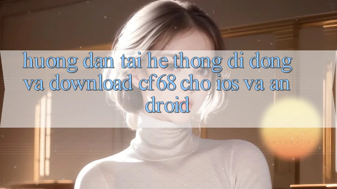 Hướng Dẫn Tải Hệ thống di động Và Download cf68 Cho iOS và Android