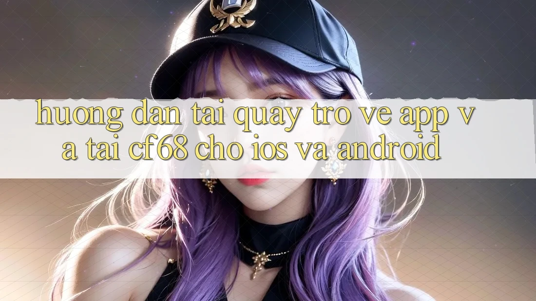 Hướng Dẫn Tải quay trở về App Và Tải cf68 Cho iOS và Android