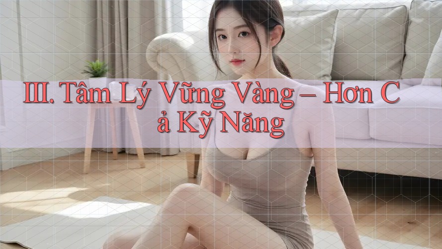 III. Tâm Lý Vững Vàng – Hơn Cả Kỹ Năng III. Tâm Lý Vững Vàng – Hơn Cả Kỹ Năng