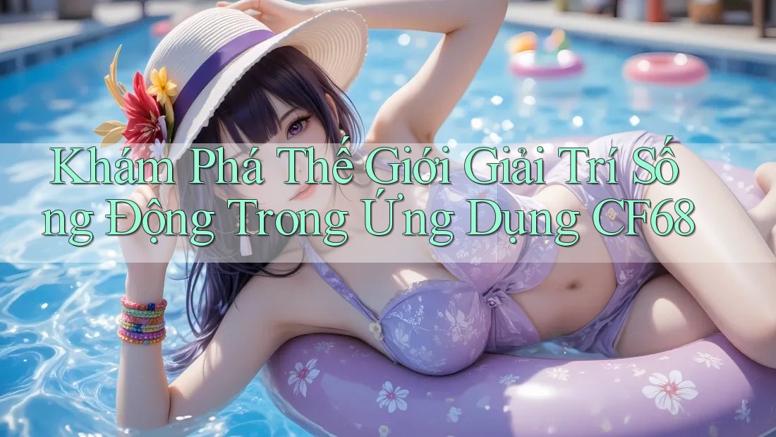 Khám Phá Thế Giới Giải Trí Sống Động Trong Ứng Dụng CF68