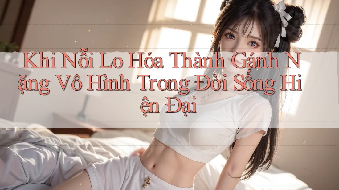 Khi Nỗi Lo Hóa Thành Gánh Nặng Vô Hình Trong Đời Sống Hiện Đại
