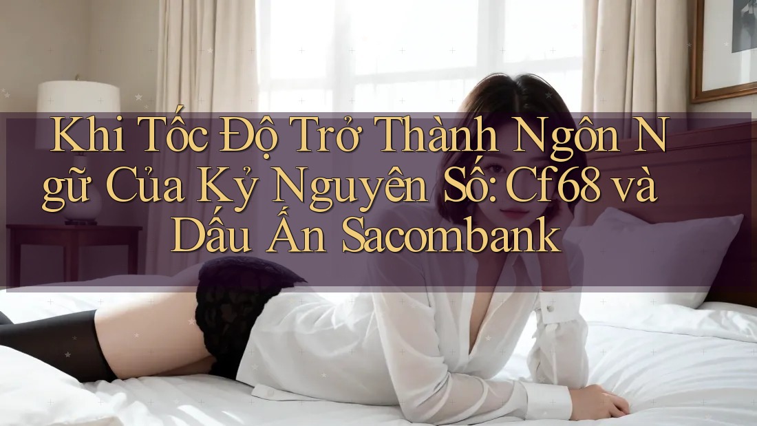 Khi Tốc Độ Trở Thành Ngôn Ngữ Của Kỷ Nguyên Số: Cf68 và Dấu Ấn Sacombank Khi Tốc Độ Trở Thành Ngôn Ngữ Của Kỷ Nguyên Số: Cf68 và Dấu Ấn Sacombank