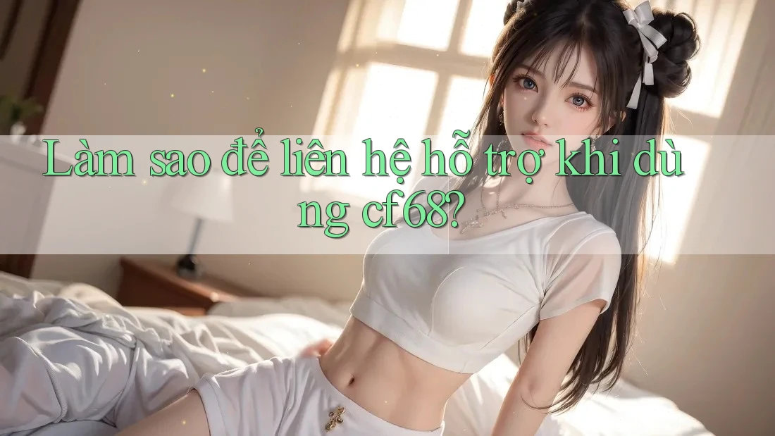 Làm sao để liên hệ hỗ trợ khi dùng cf68?