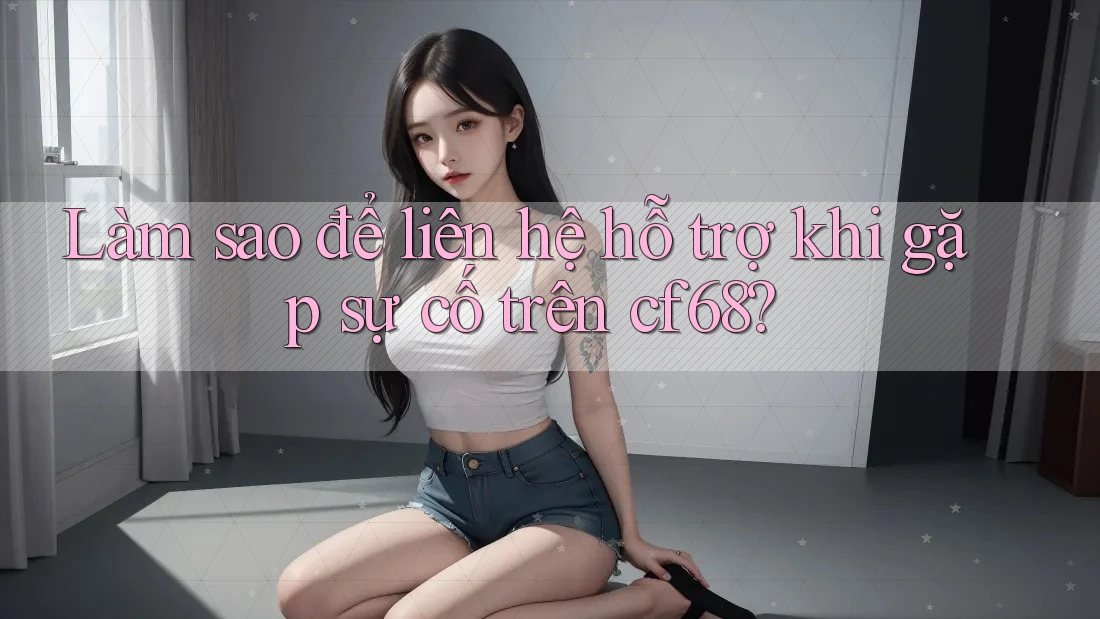 Làm sao để liên hệ hỗ trợ khi gặp sự cố trên cf68?