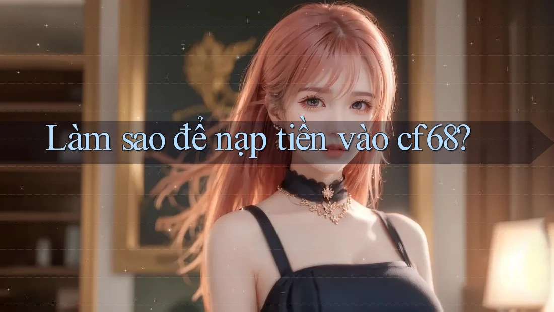 Làm sao để nạp tiền vào cf68?