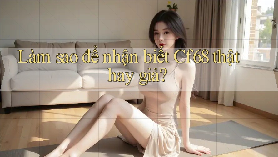 Làm sao để nhận biết Cf68 thật hay giả?