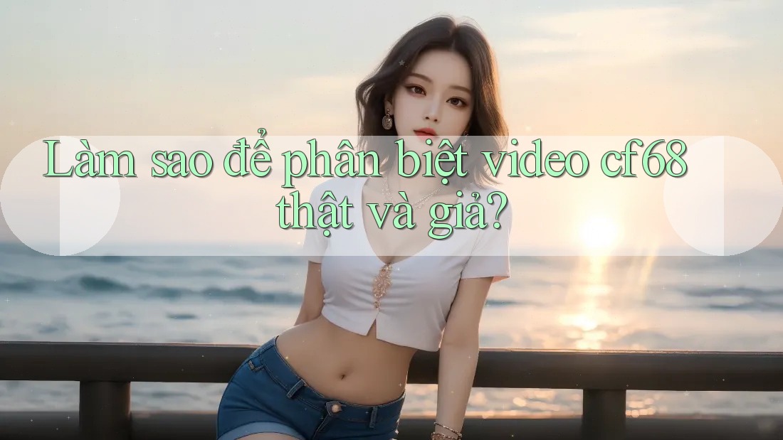 Làm sao để phân biệt video cf68 thật và giả?