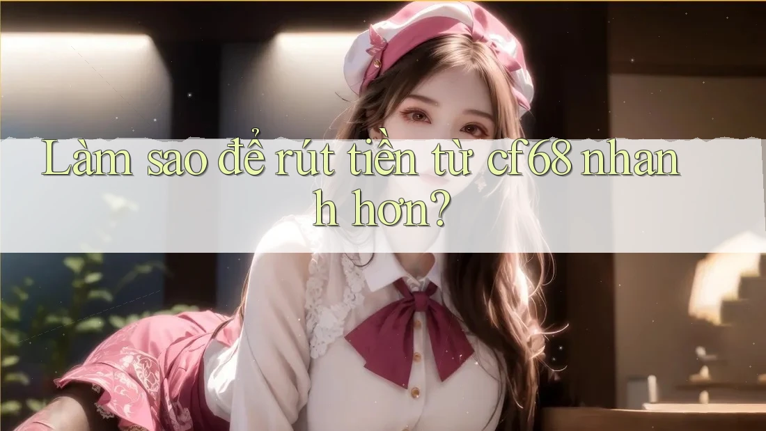 Làm sao để rút tiền từ cf68 nhanh hơn?