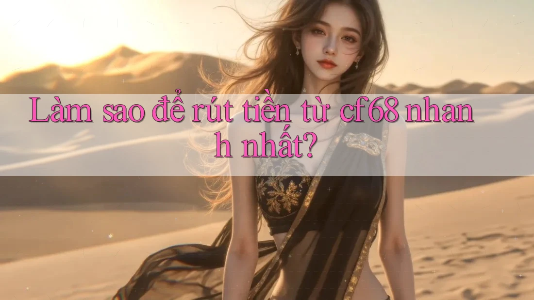Làm sao để rút tiền từ cf68 nhanh nhất? Làm sao để rút tiền từ cf68 nhanh nhất?
