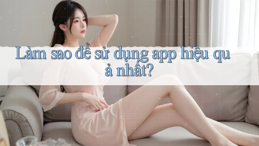 Làm sao để sử dụng app hiệu quả nhất?